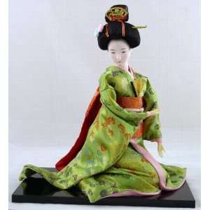    Large Japanese GEISHA Oriental Doll DOL15X12 02: Home & Kitchen