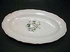 Vintage Oblong Side Serving Plate White & Yellow Flower, NICE GIFT 