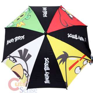 Rovio Angry Birds Kids Umbrella  3D Figure Handles /Original Licensed 
