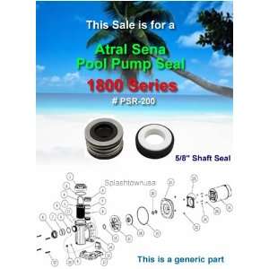  Astral Sena POOL PUMP Replacement Seal 1800 Series 