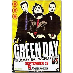  Green Day Poster   Concert Flyer   Jimmy Eat World