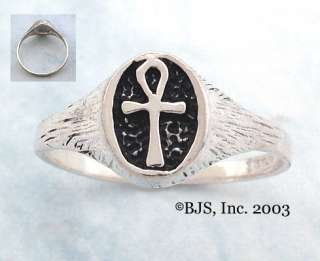 Sterling Silver Ankh Ring, Egyptian Jewelry, Ankh Jewelry, Choose Your 