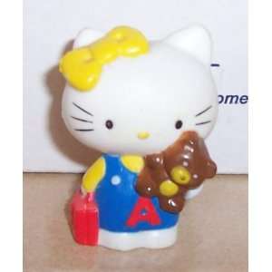  Hello Kitty PVC figure with bear Sanrio 