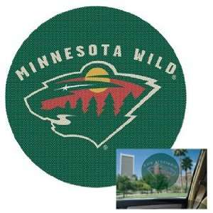 NHL Minnesota Wild Decal   Perforated 