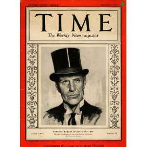  1935 Cover TIME Undersecretary State William Phillips 