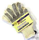 Large Black Jersey PVC Micro Dotted Palm Gloves C  