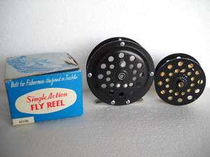 UNKNOWN ANTIQUE FLY FISHING REEL + BOX, MADE IN JAPAN  