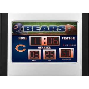  Chicago Bears Scoreboard Alarm Clock: Sports & Outdoors