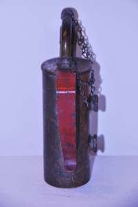 Antique Primitive Miners Carbide Copper & Brass Lamp Lantern Light 