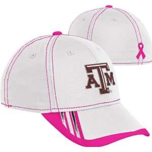 Texas A&M Aggies adidas Pink Breast Cancer Awareness Structured Flex 