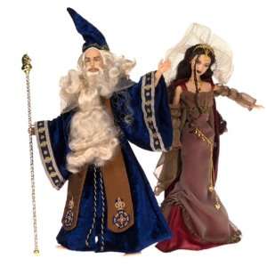   Mystery Collection; Merlin and Morgan le Fay Doll Set Toys & Games