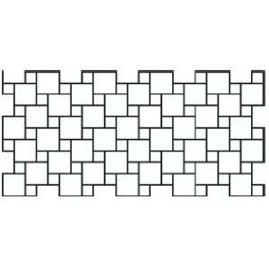  Square Tile Offset Stencil, 4 Pack: Arts, Crafts & Sewing