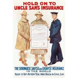   Insurance   Poster by James Montgomery Flagg (12x18)