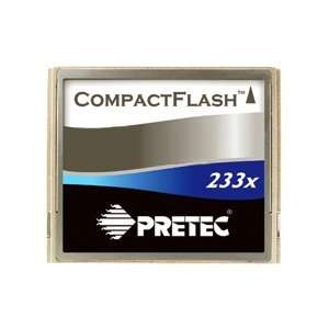  Pretec 4GB 233X 35MB/s Compact Flash Card: Computers 