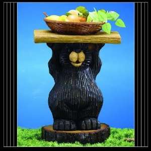  Bear Plant Stand Collectible Sculpture Figure 17.5H