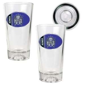  Sacramento Kings Pint Ale Beer Glasses: Sports & Outdoors