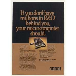  1980 Digital LSI 11 Microcomputer Chips Board Print Ad 