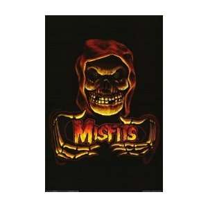  MISFITS Red Fire Fiend Music Poster