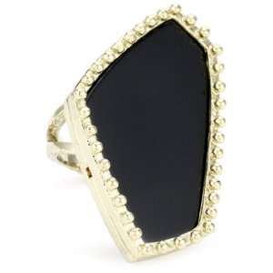 Kendra Scott Jewel Tones 14K Gold Plated Black Onyx Ramsee Ring 