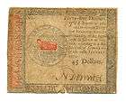 Continental Currency Philidelphia print, july 22, 1776 Four Dollars 