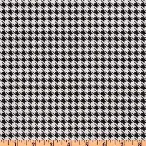  44 Wide The Gallery Houndstooth Black/White Fabric By 