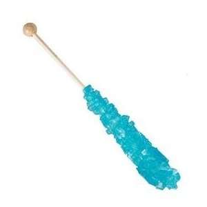 Aqua Blueberry Rock Candy Crystal Sticks 48 Pieces 1 Count  