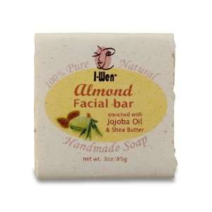    I Wen Almond Facial Bar Soap Handmade Soap   3 oz (85g) Beauty