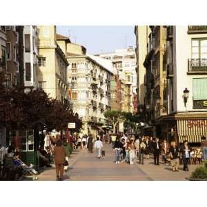 Main Street, Paseo Calle Portales, Logrono, La Rioja, Spain Premium 