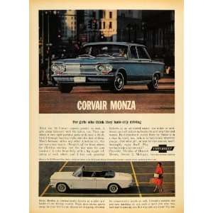  1963 Ad Corvair Monza Car Sedan Convertible Chevrolet 