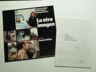 La otra imagen   ANTONIO RIBAS   Pressbook, Cannes 1973  