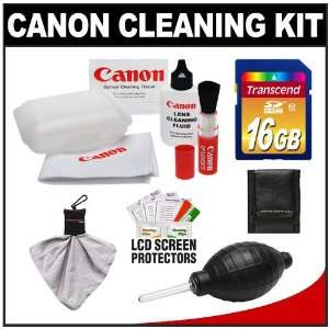  Digital SLR Camera Cleaning Kit with Brush, Microfiber Cloth, Fluid 