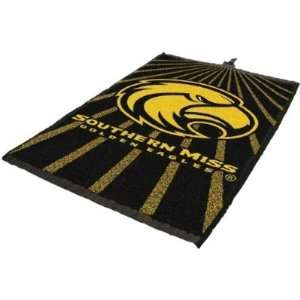 Southern Mississippi Golden Eagles Golf Towel   NCAA College Athletics 