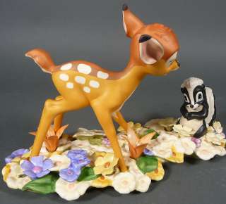 WDCC Bambi & Flower He Can Call Me A Flower If He Wants To with COA 