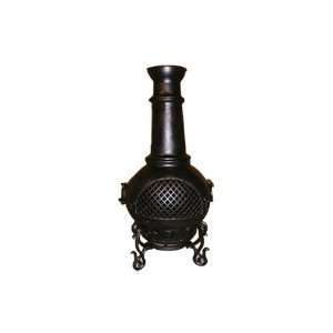  Blue Rooster Gatsby Cast Aluminum Gas Chiminea Patio 