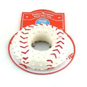  Kyjen Ruff Sports Baseball Ring Dog Toy: Pet Supplies