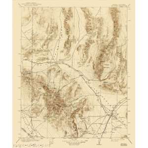  USGS TOPO MAP LAS VEGAS QUAD NEVADA (NV) 1908: Home 