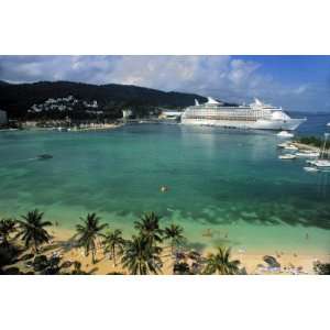  Cruise Ship and Turtle Beach, Ocho Rios, Jamaica by Doug 