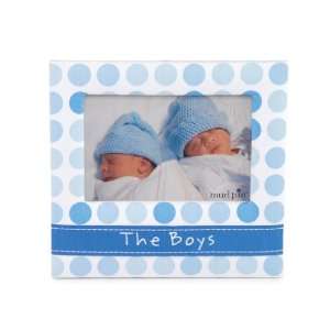   Mud Pie Baby Little Prince Blue Twill Photo Frame, The Boys: Baby