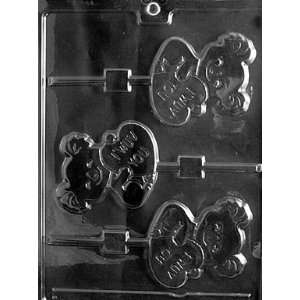  I WUV YOU BEAR LOLLY Valentine Candy Mold chocolate: Home 