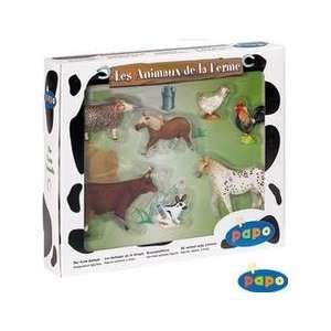    Papo Toy 39177 Farm Animals Gift Box 7Figures Toys & Games