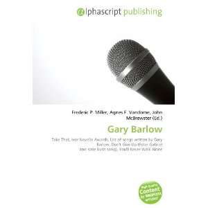  Gary Barlow (9786133749887) Books