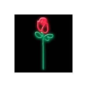  Long Stem Rose Neon Sculpture 8.5 x 24: Home Improvement