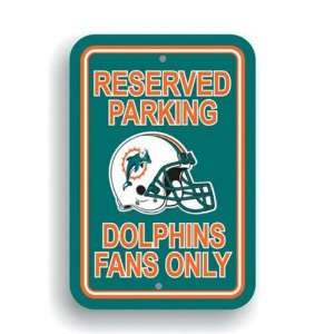   : NIB Miami Dolphins NFL 2 Reserved Parking Signs: Sports & Outdoors