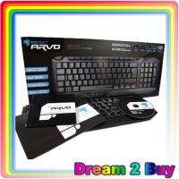 Roccat Arvo Compact Gaming 1000Hz PC Keyboard for Professional Gamer 