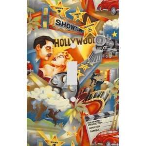  Hollywood Movie Collage Decorative Switchplate Cover: Home 