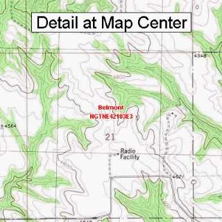 USGS Topographic Quadrangle Map   Belmont, Nebraska (Folded/Waterproof 
