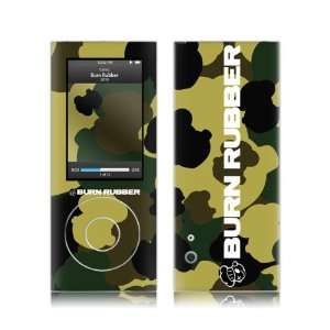   Nano  5th Gen  Burn Rubber  Green Camo Skin: MP3 Players & Accessories