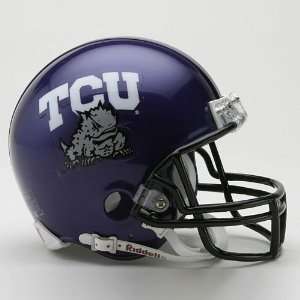   Christian Horned Frogs College Mini Football Helmet: Sports & Outdoors