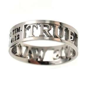  Mini Silhouette True Love Waits Ring: Jewelry