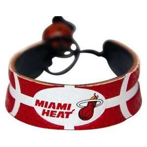  Miami Heat Team Color Basketball Bracelet: Sports 